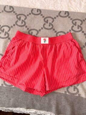 Universal Thread Pinstripe Cotton Lounge Shorts